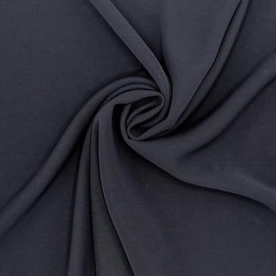 Tissu polyester bleu nuit