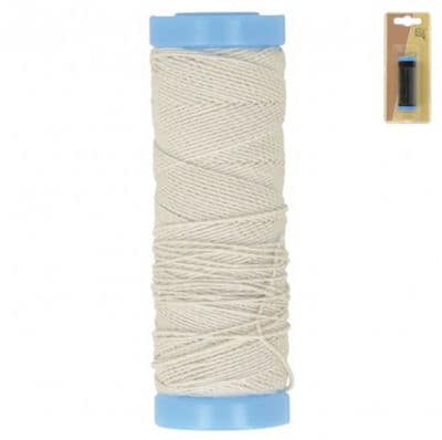 Elastic sewing thread - cream