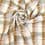 Checkered viscose fabric - beige