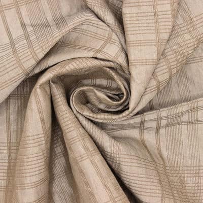 Fabric with shape memory - beige