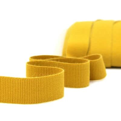 Elastic strap - mustard yellow