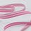 Striped fantasy ribbon - white / pink