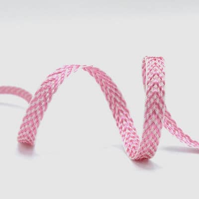 Braided fantasy ribbon - pink