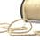 Two-toned braided cord - beige and gold