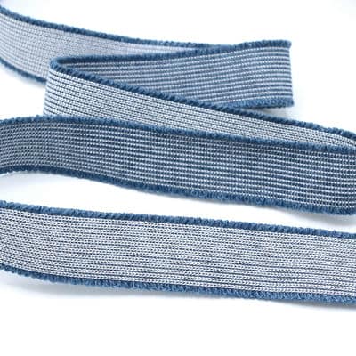 Fantasy ribbon - blue / silver