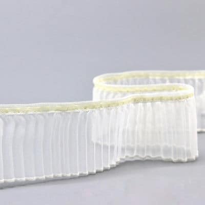 Pleated ribbon - off-white