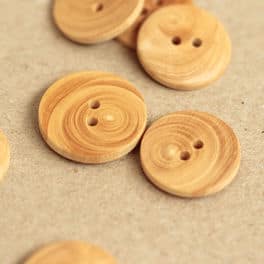 23mm Vintage Wooden Buttons