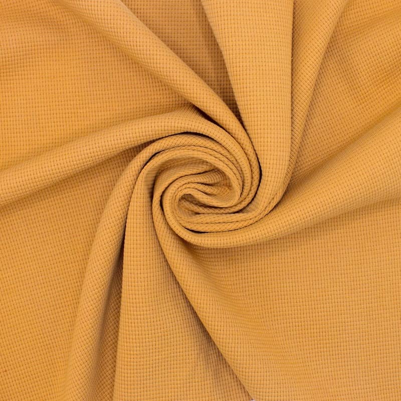 Yellow jersey clearance knit fabric