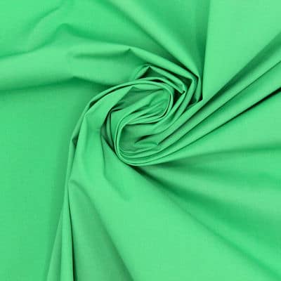 Extensible cotton fabric - apple green