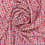 Checkered fabric 100% viscose - pink