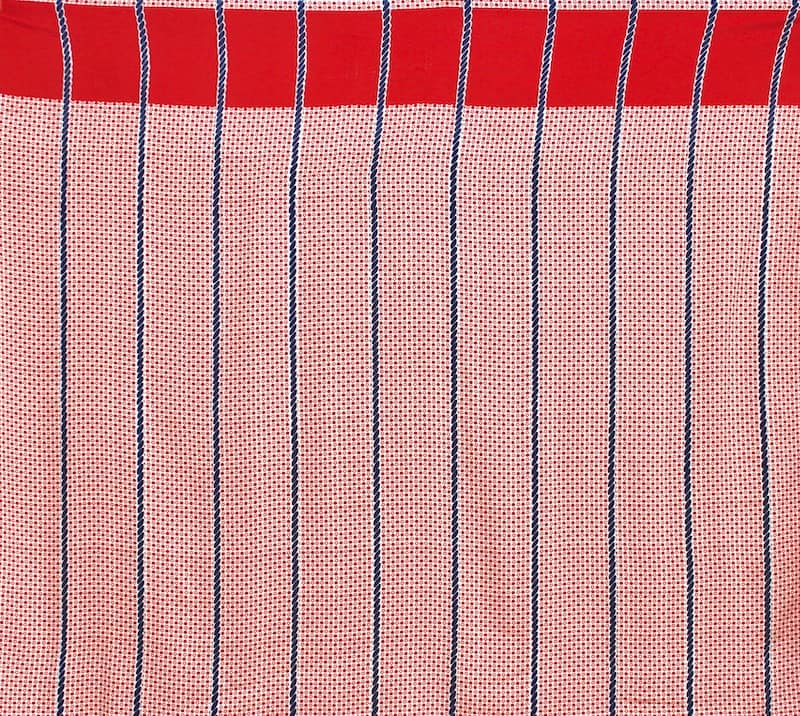 Panneau de tissu viscose imprimé - rouge