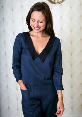 Patroon vrouwen - jumpsuit Faye