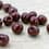 Resin button - wine red