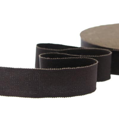 Plain grosgrain - brown