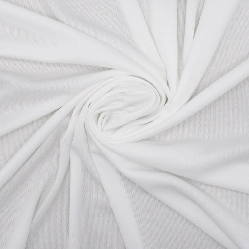 Knit fabric white