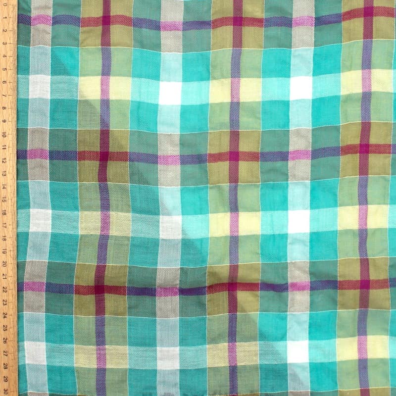 Checkered cotton - multicolor