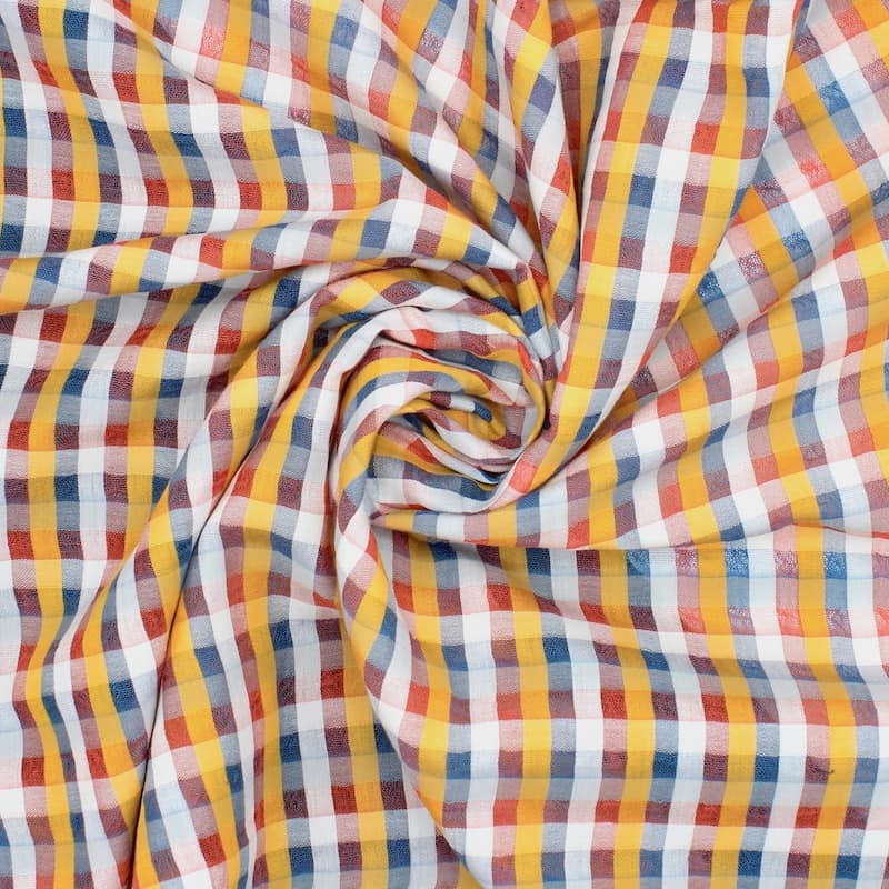 Checkered cotton - multicolored