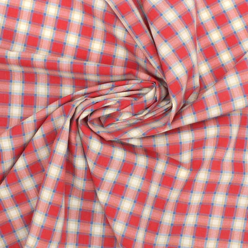 Checkered cotton - multicolored