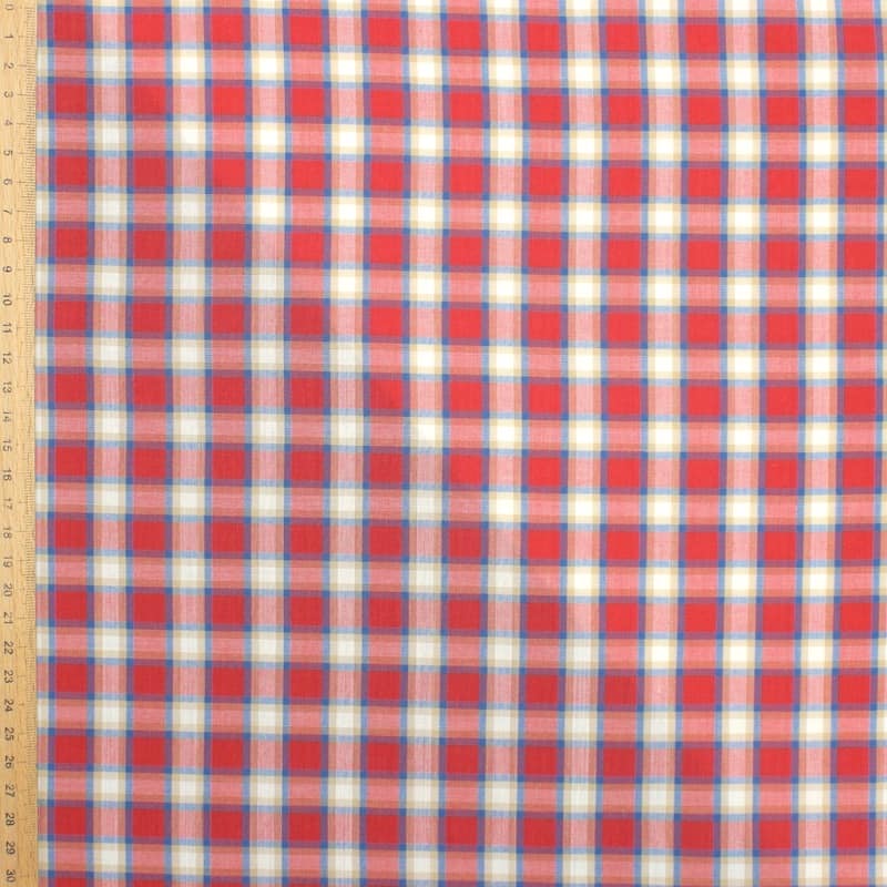 Checkered cotton - multicolored