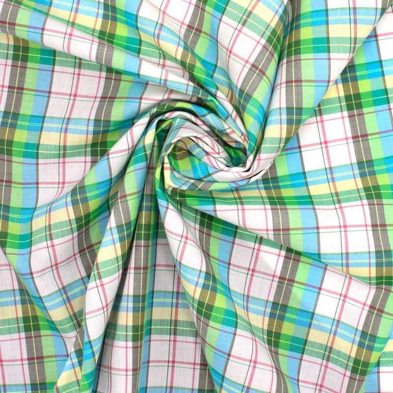 Checkered cotton - multicolored