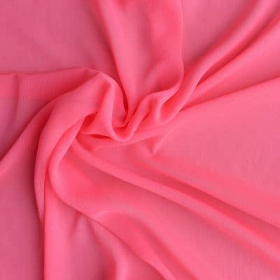 meer en meer Conjugeren Verdachte Gekreukeld polyester effen fluo roze