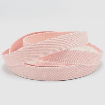 Strap with saddle stitch - pink