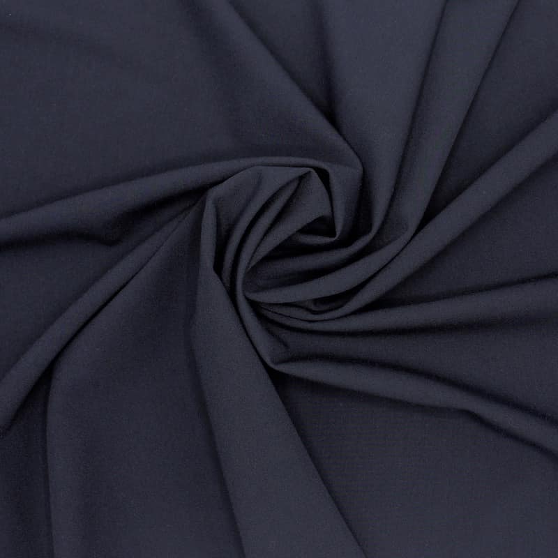 Extensible polyester fabric - midnight blue 