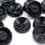 Fantasy button 20mm - black