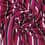 Gestreepte gebreide jacquardstof - fuchsia 