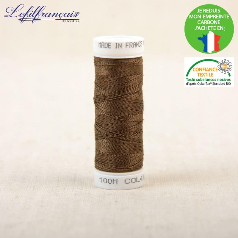 Sewing thread - brown