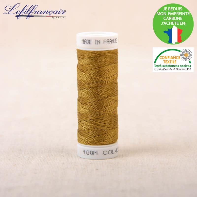 Sewing thread - mustard yellow