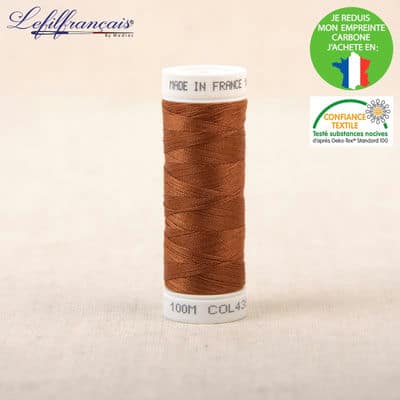 Sewing thread - brown