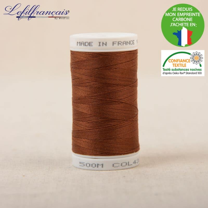 Sewing thread - brown