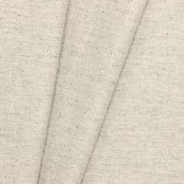 Fabric in cotton and polyester - beige