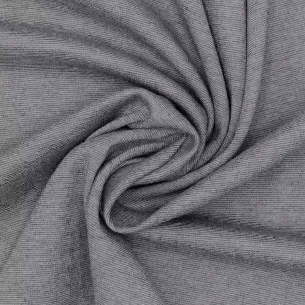 Plain Milano knit fabric - grey