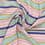 Striped fabric 100% cotton - multicolored 