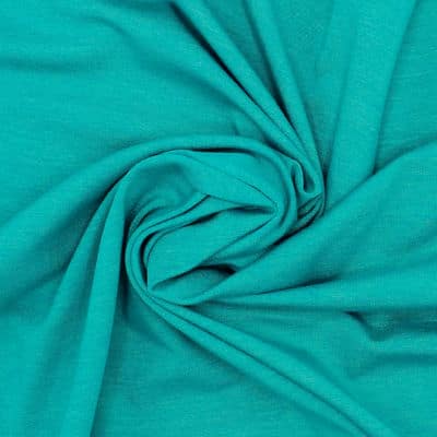 Plain jersey fabric - turquoise