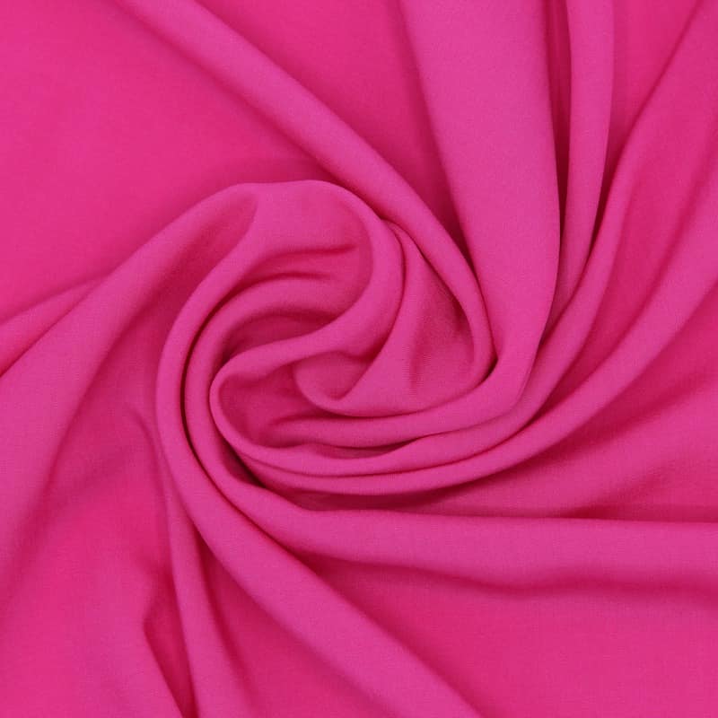 Plain viscose poplin fabric - bright 