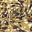 Viscose fabric with animals - beige