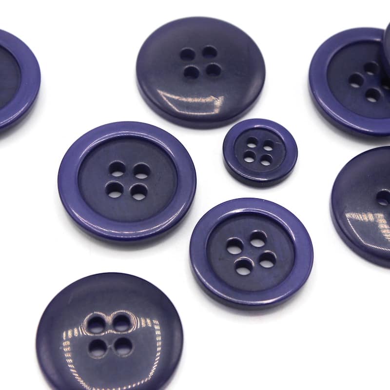 Bouton fantaisie violet