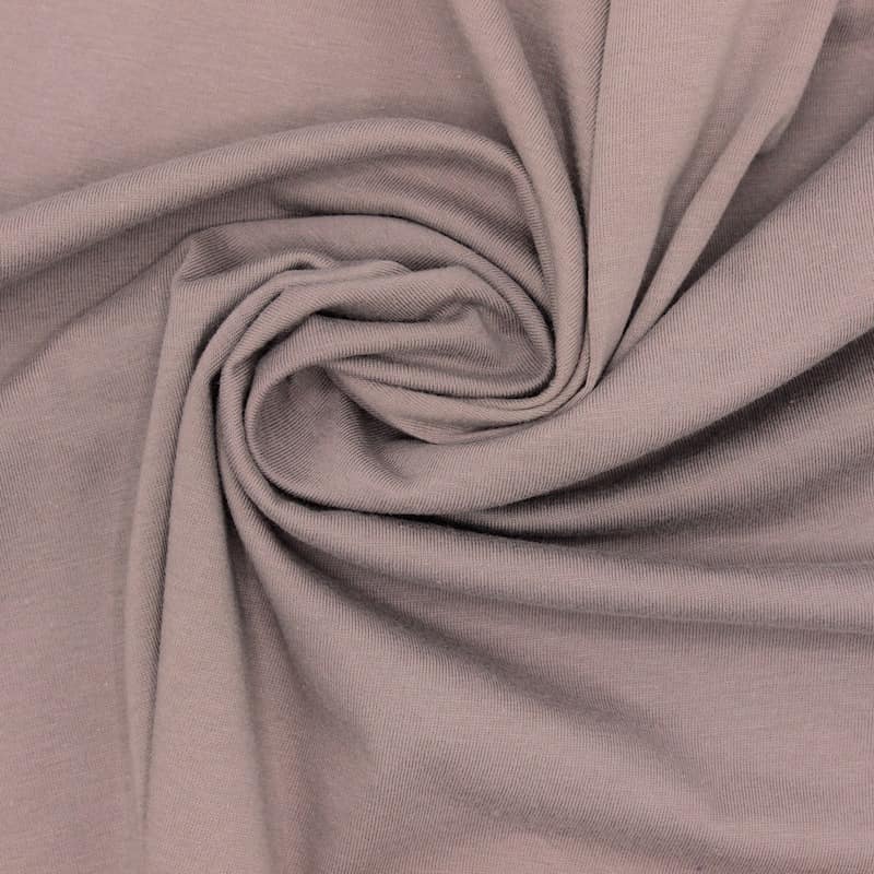 Modal Soft Jersey - Taupe uni - fabric by the metre *** 50 cm x 150 cm ***
