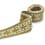 Vintage jacquard braid trim - beige and khaki 