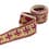 Vintage jacquard biesband - beige en bordeaux