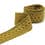 Vintage jacquard braid trim - gold and green 