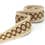 Vintage jacquard braid trim - beige and brown 