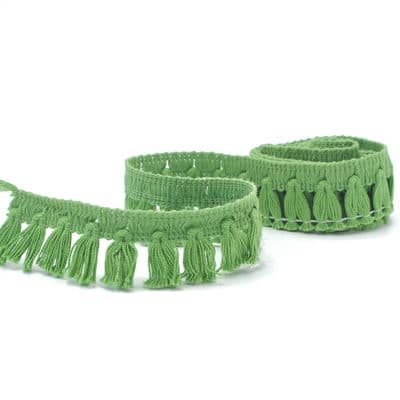 Cotton fringes - moss green 