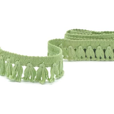 Cotton fringes - green