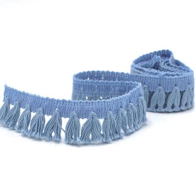 Cotton fringes - light blue 