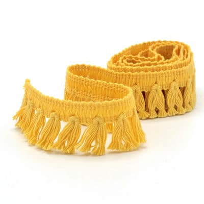 Cotton fringes - yellow