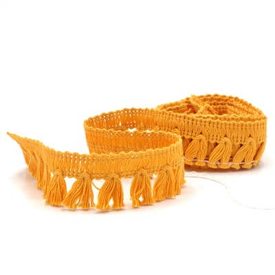 Cotton fringes - orange-ish